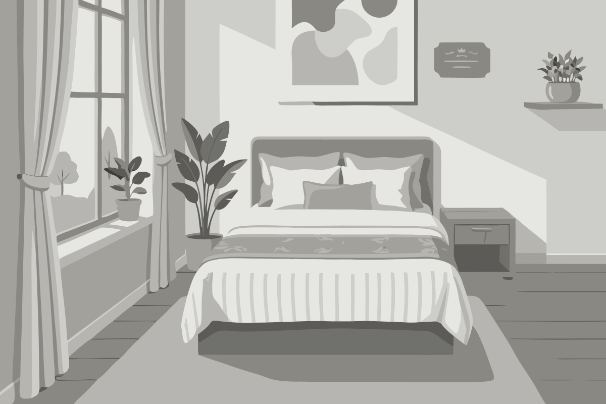 Einzelzimmer mit Gemeinschaftsdusche und -WC